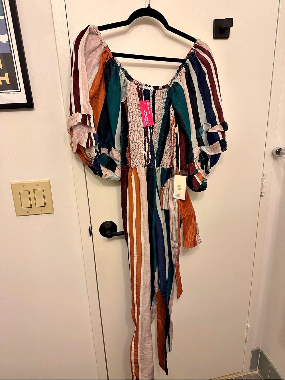 Hem & Thread Striped Multicolor Jumpsuit